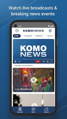 Schermata KOMO News Mobile 2