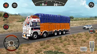 Indian Truck Lorry Simulator Schermafbeelding 0