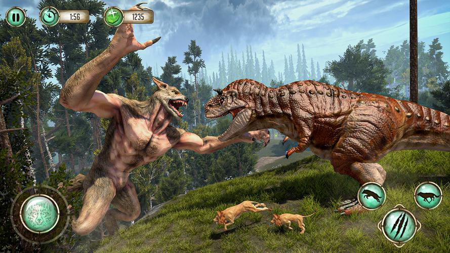 Forest Wild Werewolf Hunting Скриншот 0
