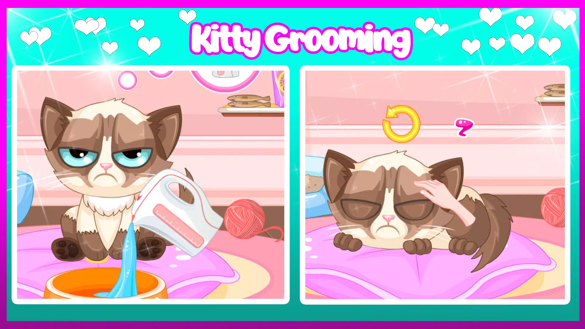 Sleepy Kitty Grooming Tangkapan skrin 0