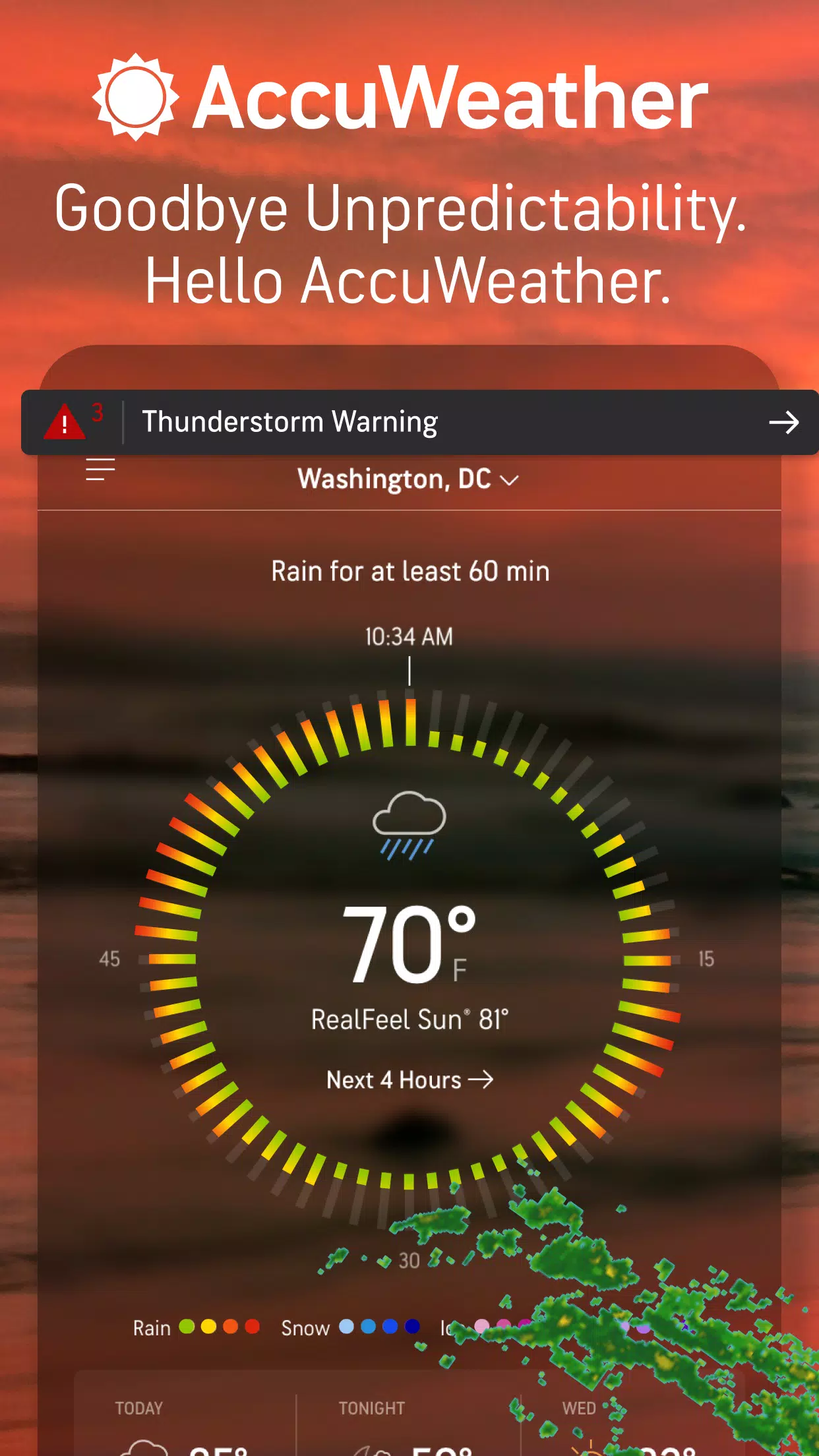 AccuWeather應用截圖第0張