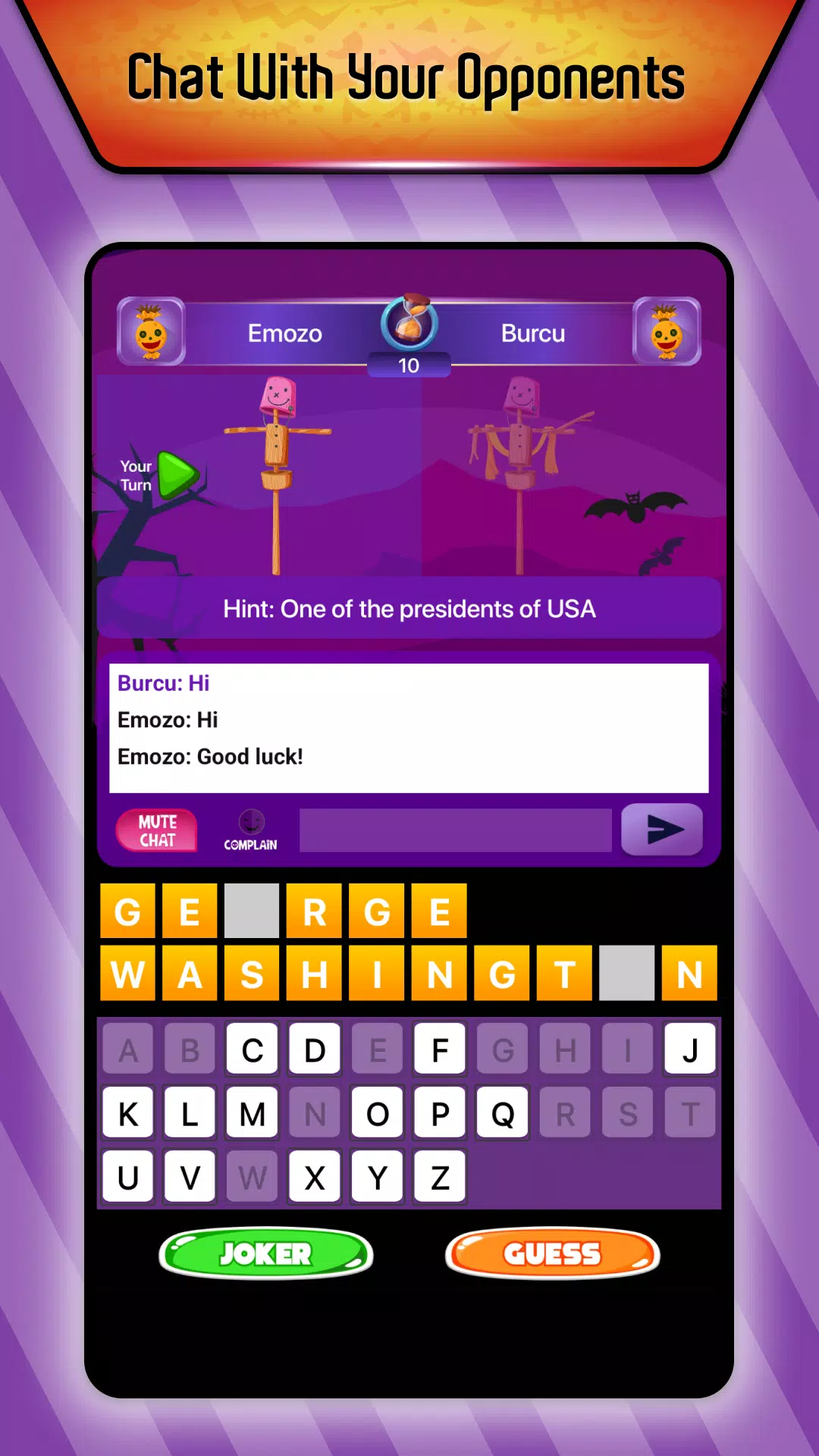Online Hangman Word Game スクリーンショット 0