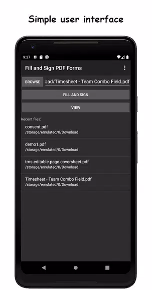 Fill and Sign PDF Forms Captura de pantalla 0