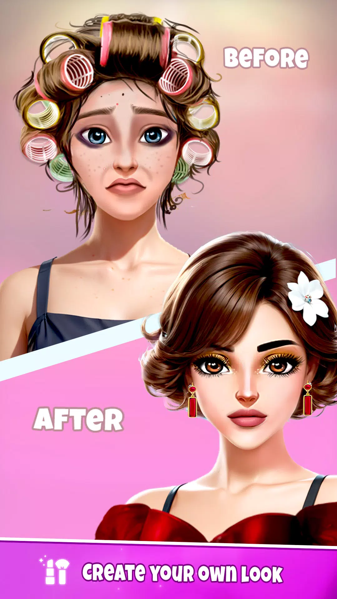 Fashion Dress Up, Makeup Game स्क्रीनशॉट 1