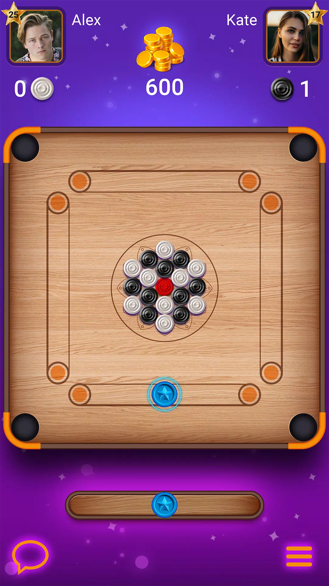 Carrom Lure - Disc pool game Schermafbeelding 0