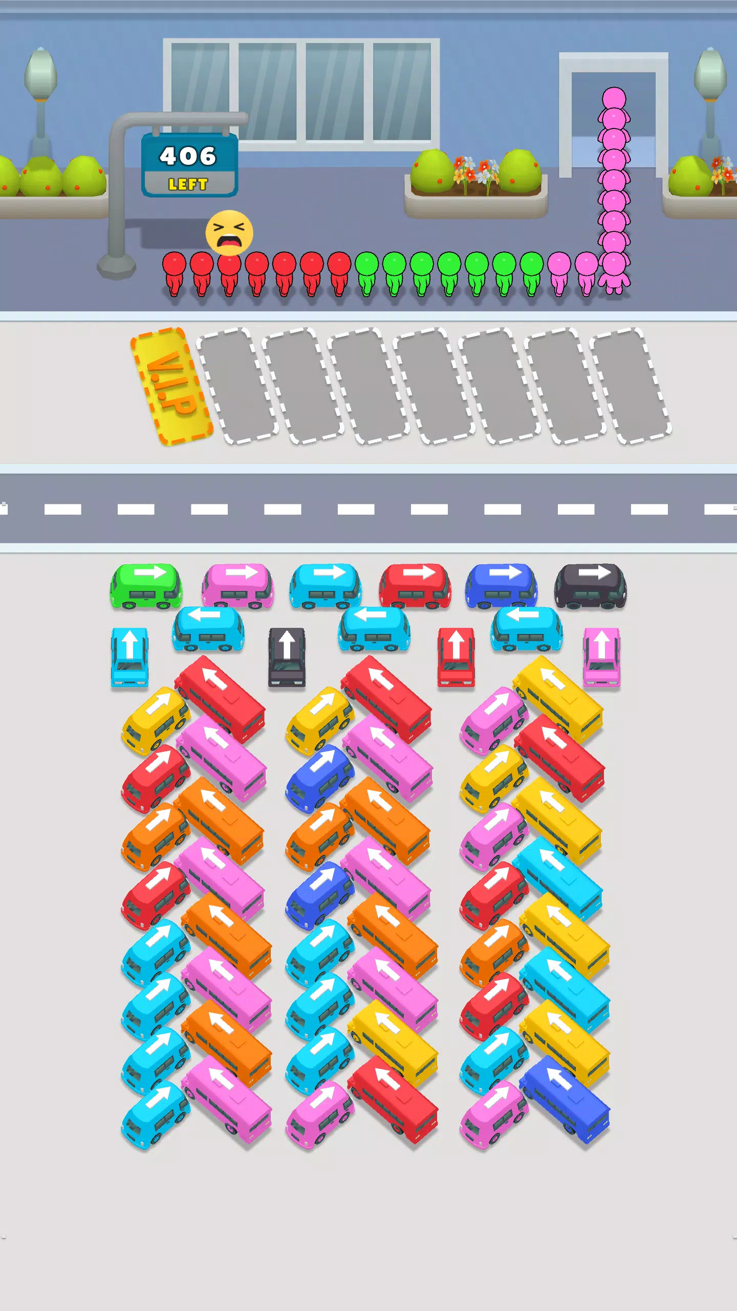 Bus Match Puzzle: Bus Shuffle Capture d'écran 1