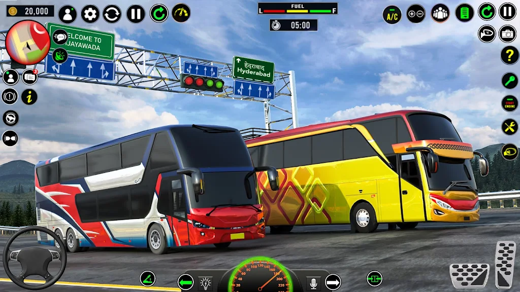 US Luxury Bus Driving Game 3D Screenshot 3