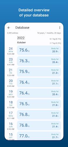 Libra Weight Manager Capture d'écran 2