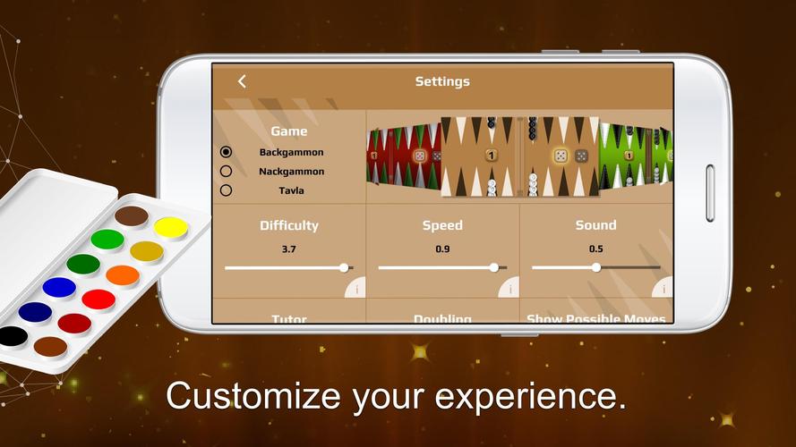 Backgammon Gold Captura de tela 3