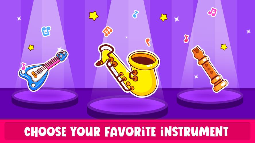 Piano Kids Toddler Music Games Captura de tela 3