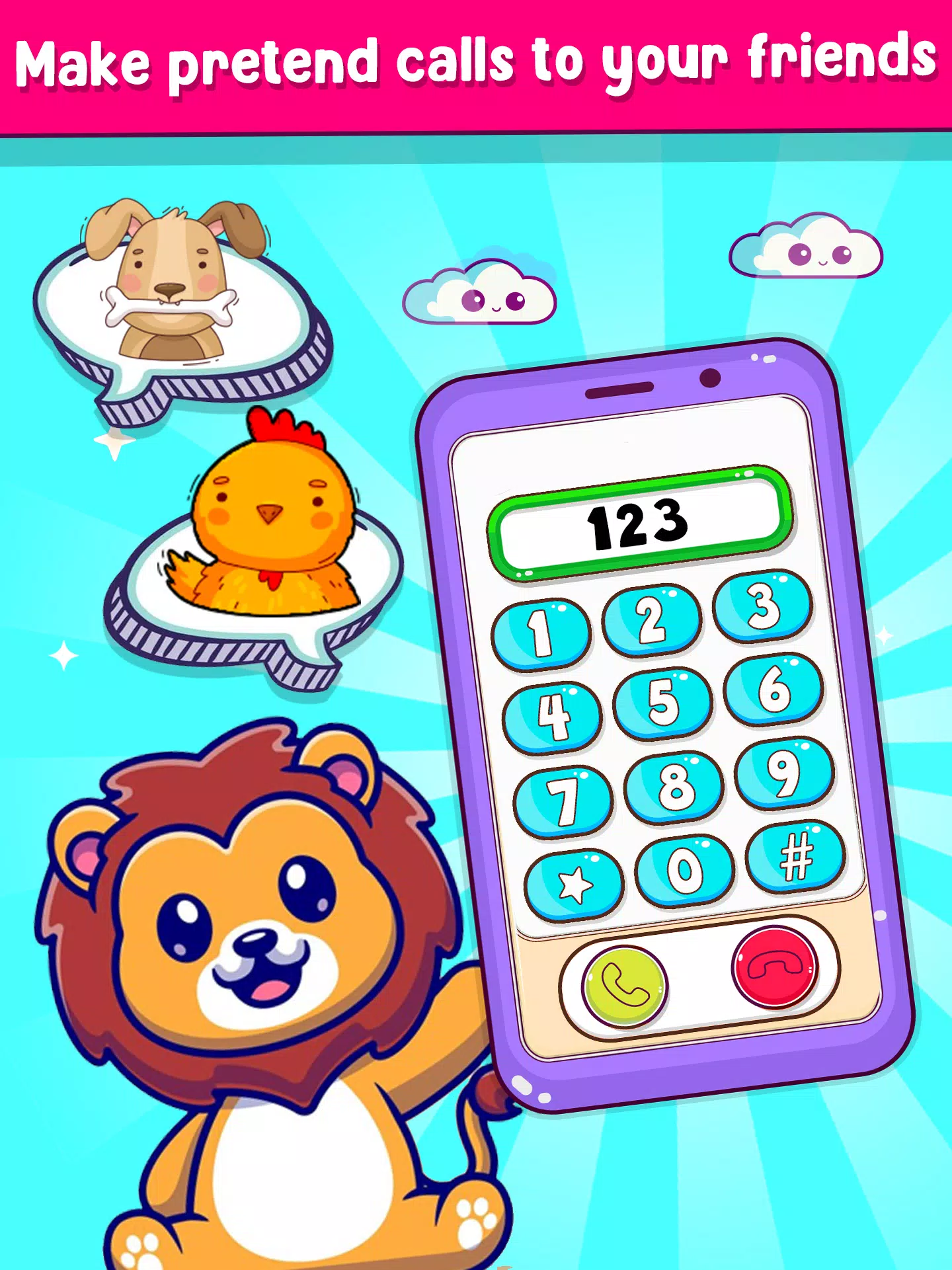 Musical Toy Phone Mobile Games應用截圖第0張