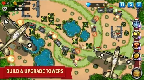 Tower Defense: Toy War Captura de tela 0