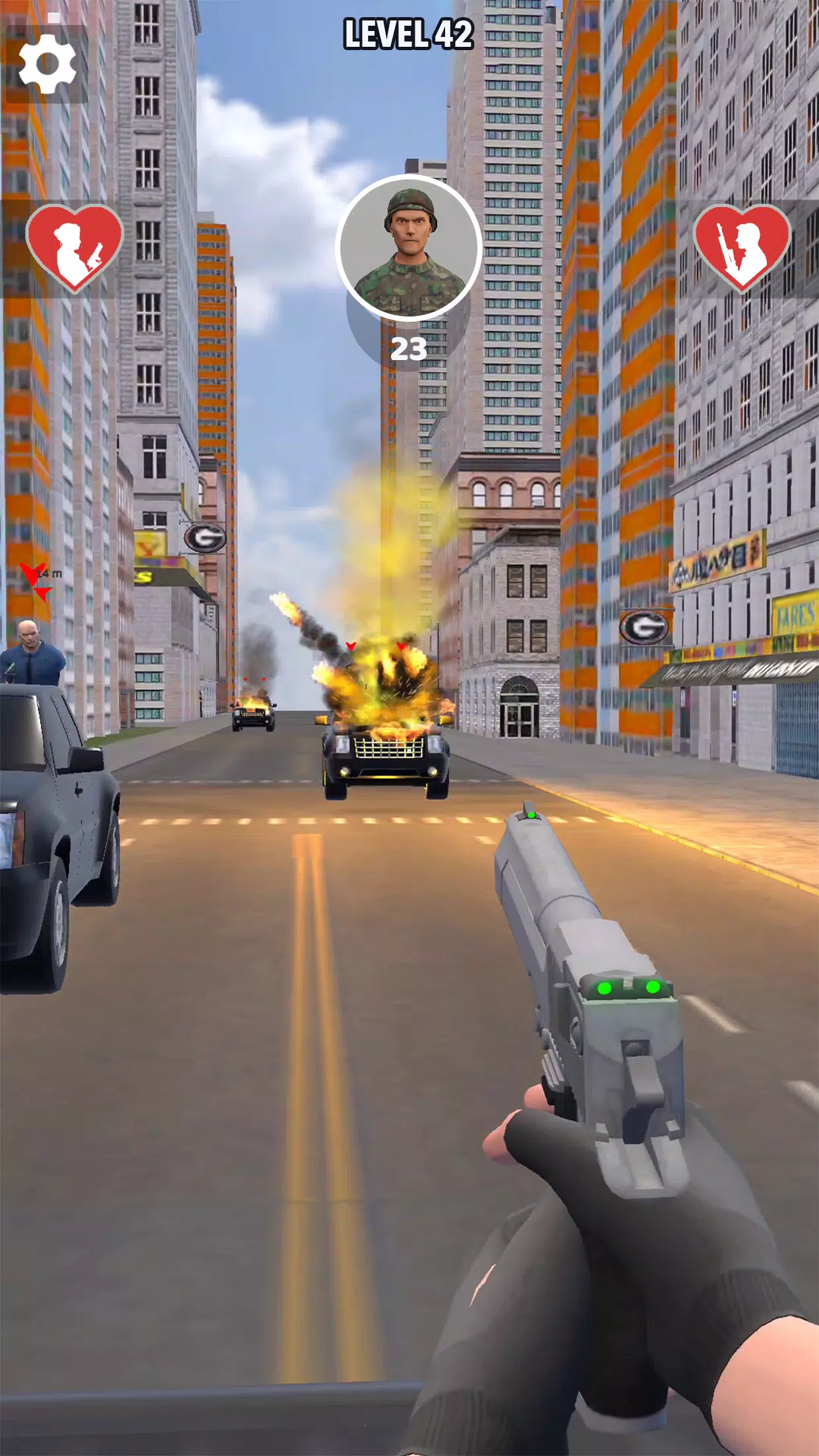 Mr and Mrs Shooter: City Hunt Schermafbeelding 2