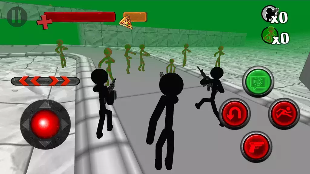 Stickman Zombie 3D स्क्रीनशॉट 2