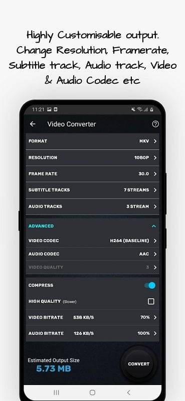 Video Converter, Compressor Ảnh chụp màn hình 0