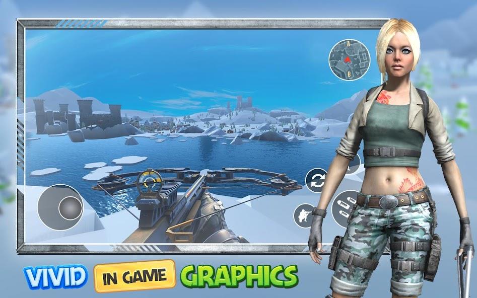 Survival Battle Offline Games Mod ภาพหน้าจอ 1