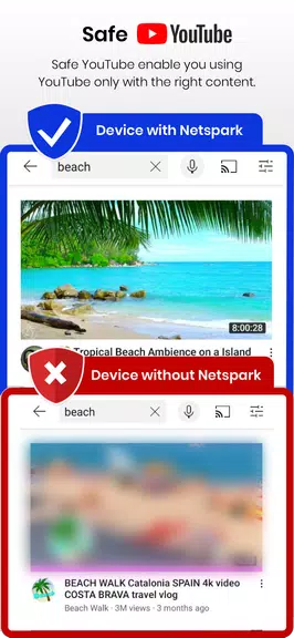 Schermata Netspark Real-time filter 1