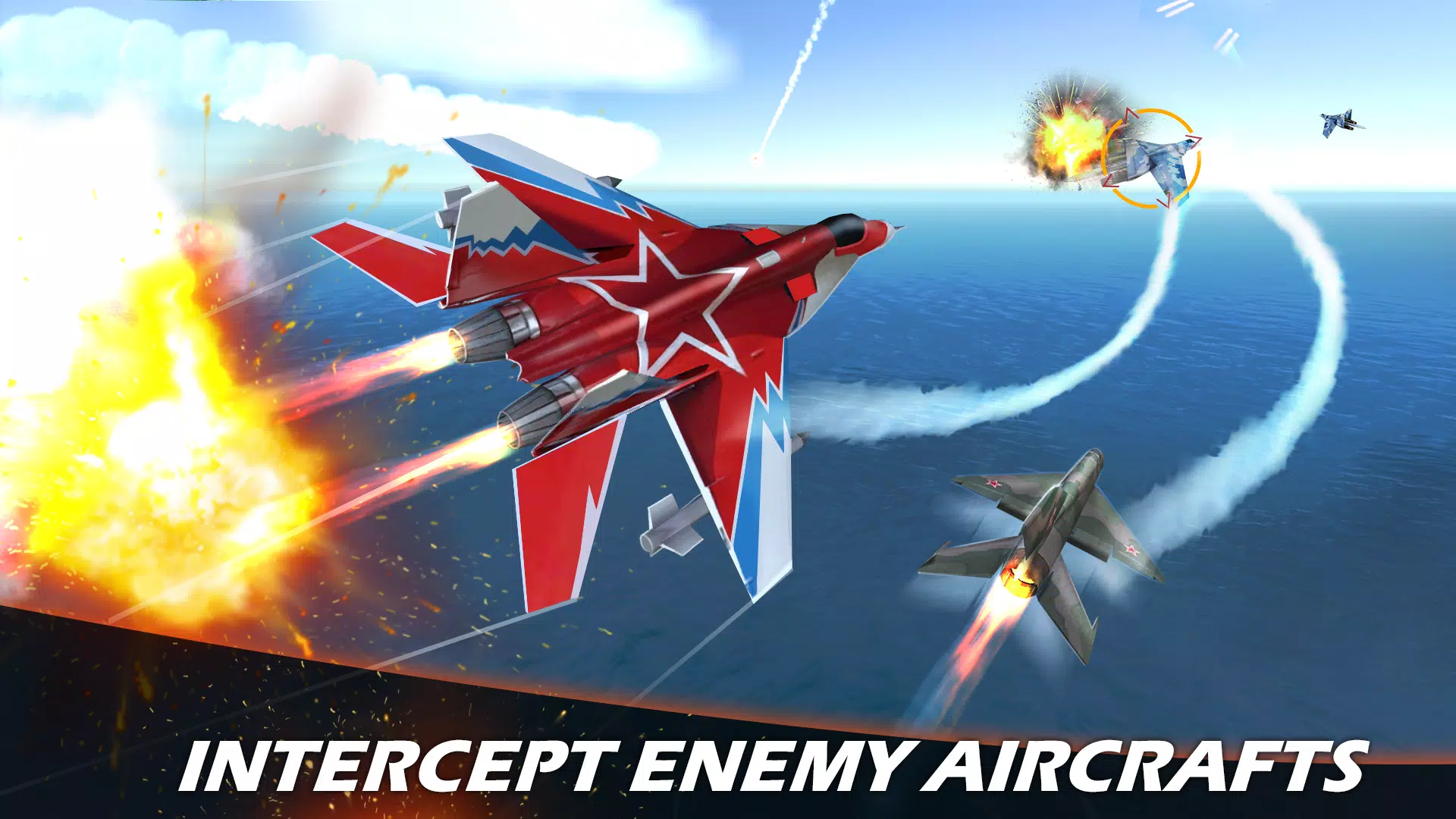 Jet Fighter Airplane Racing Tangkapan skrin 1