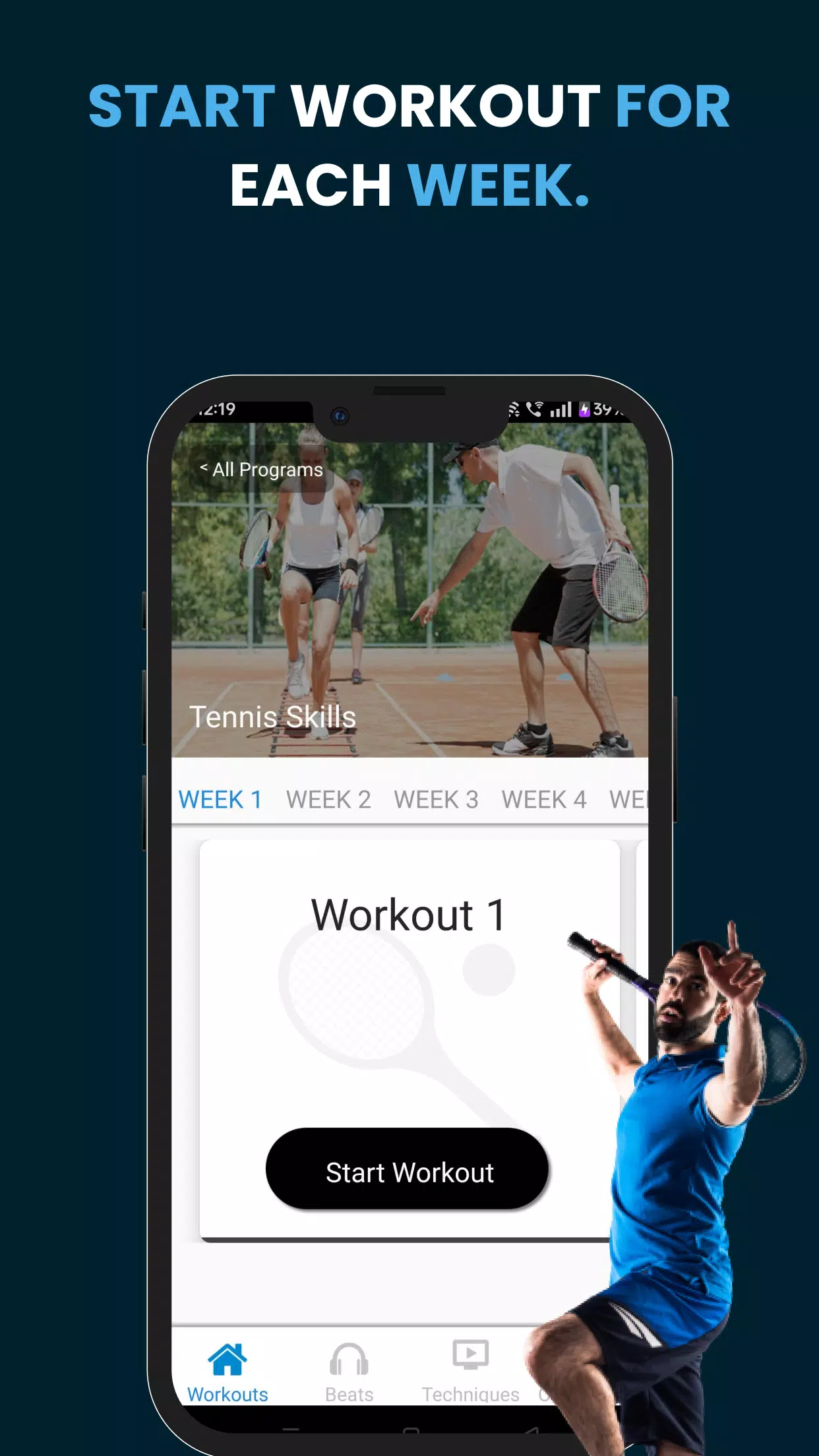 Tennis Training ဖန်သားပြင်ဓာတ်ပုံ 2