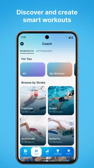 Swim.com: Workouts & Tracking স্ক্রিনশট 2