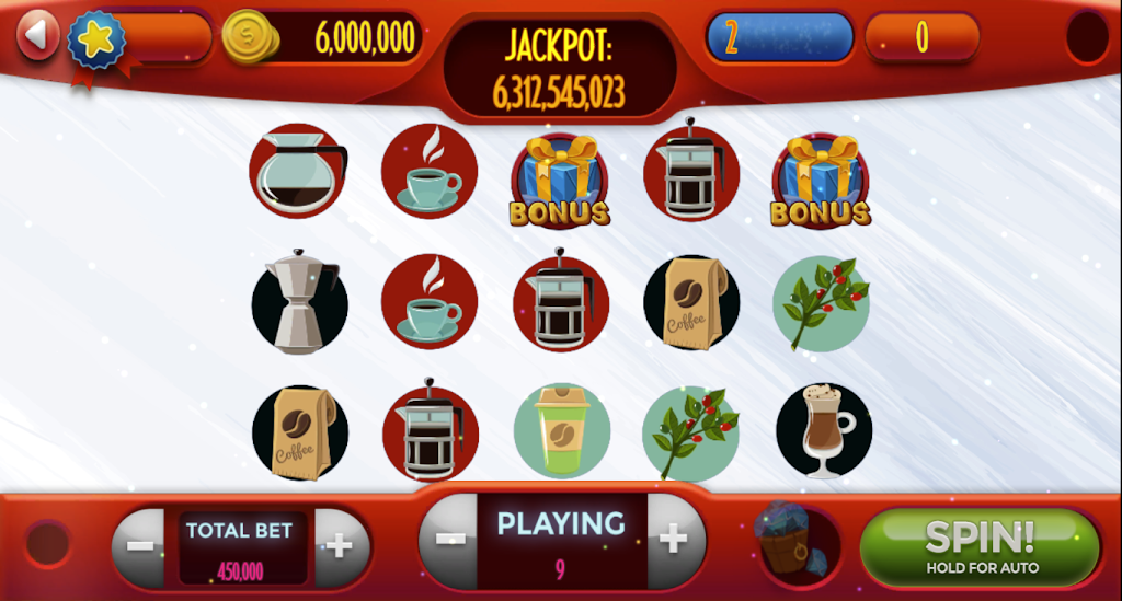 Coffee-Slot Machine Games Zrzut ekranu 0