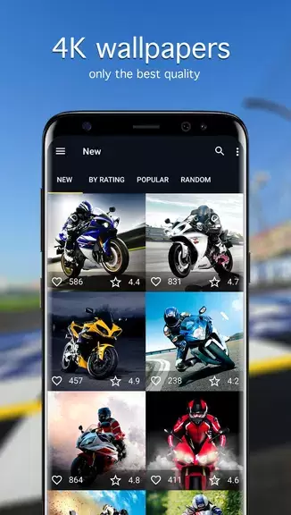 Sports Bike Wallpapers 4K ภาพหน้าจอ 0