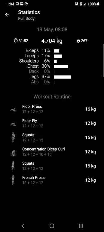 Kettlebell Home Workout Captura de pantalla 1