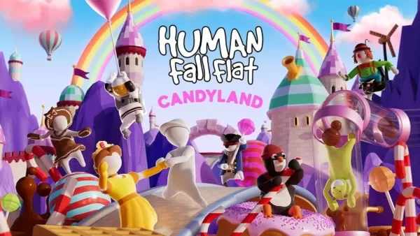 キャンディランド：Human Fall Flat Mobile向けにリリースされた新しいレベル