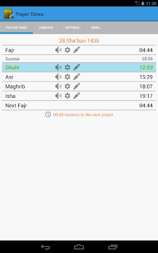 Prayer Times, Salat & Qibla স্ক্রিনশট 1