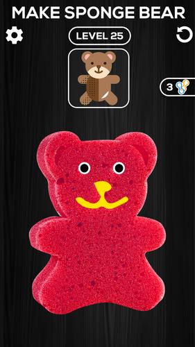 Sponge Art 3D Rubber Band Game Capture d'écran 3
