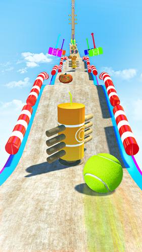 3D Sky Rolling Going Ball Game Captura de pantalla 3