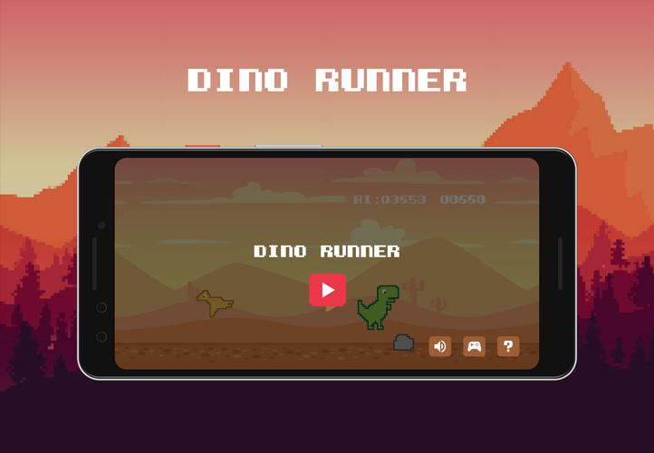 Schermata Dino - desert runner 0