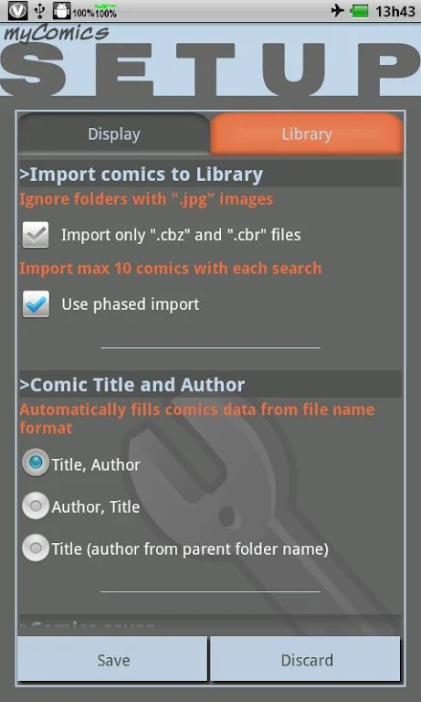 myComics Screenshot 3