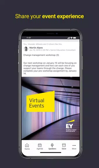 EY Virtual Events Capture d'écran 2