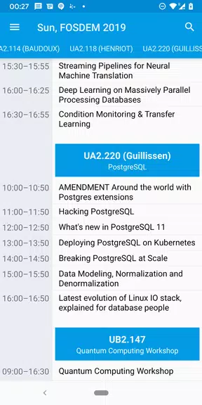 Giggity (schedule viewer) Tangkapan skrin 1