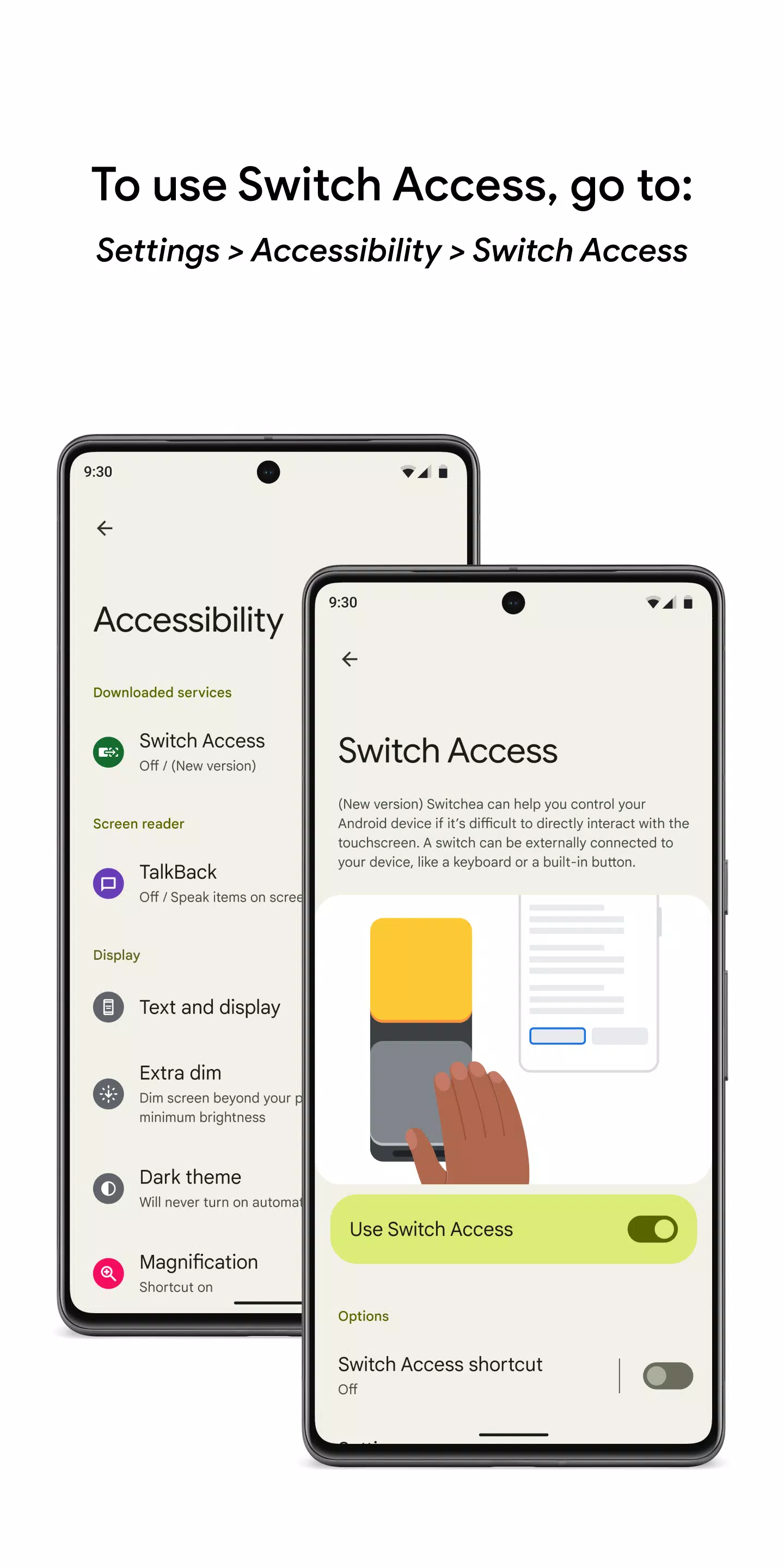 Switch Access Ảnh chụp màn hình 1