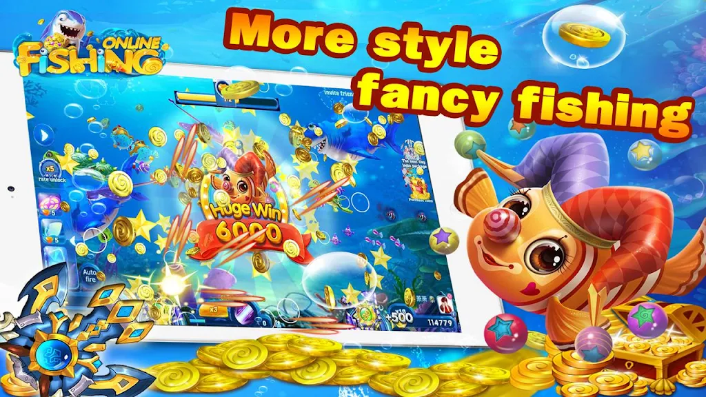 Fishing Online: Classic fish machine, free game ဖန်သားပြင်ဓာတ်ပုံ 2