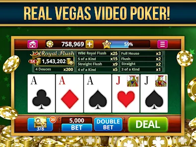 Video Poker Play Poker Offline ภาพหน้าจอ 3