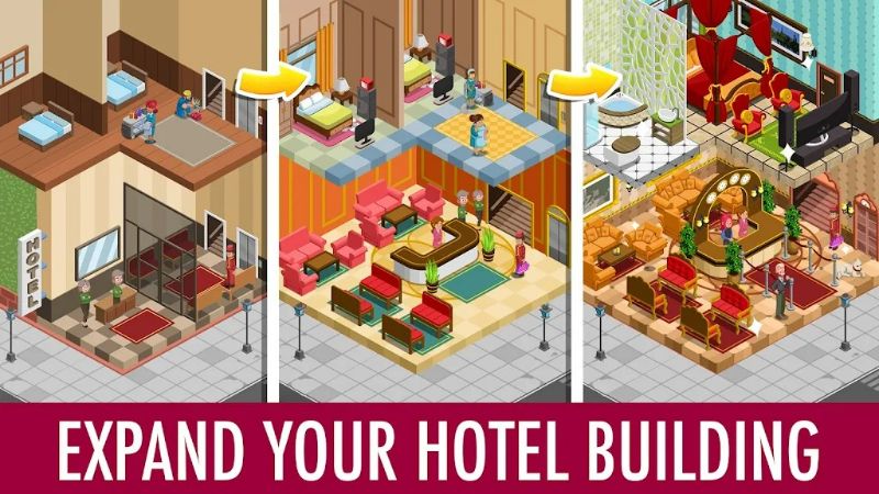 Hotel Tycoon Empire: Idle game Screenshot 3