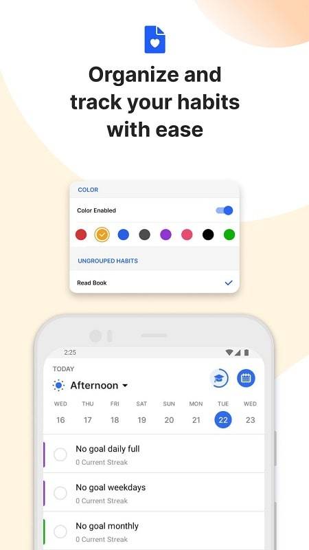 Habitify: 每日习惯跟踪器应用截图第2张