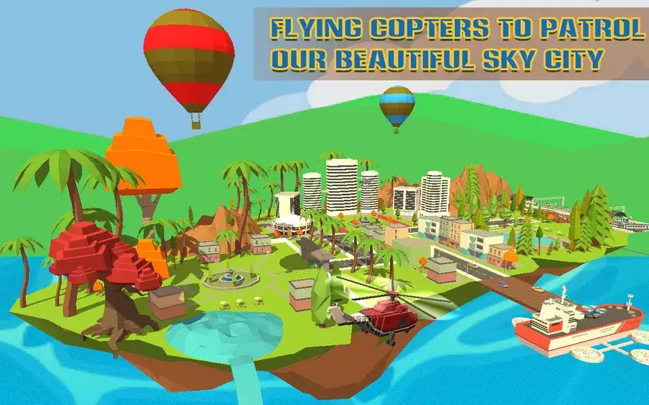 Helicopter Rescue Sky City स्क्रीनशॉट 0