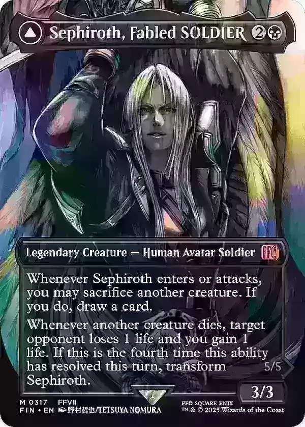 Sephiroth, SOLDAT légendaire (Sans bordure)