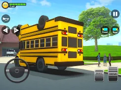 School Bus Simulator Driving Ảnh chụp màn hình 0