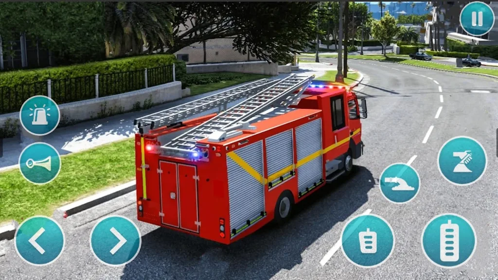 Emergency Police Fire Truck 3d Capture d'écran 2