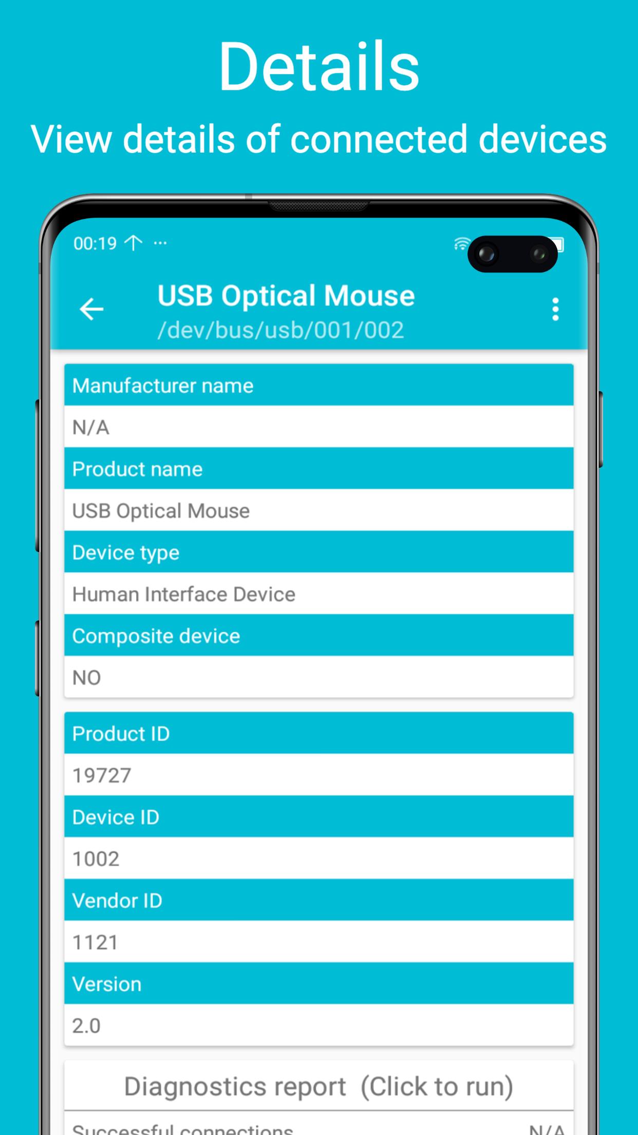 USB diagnostics Скриншот 1