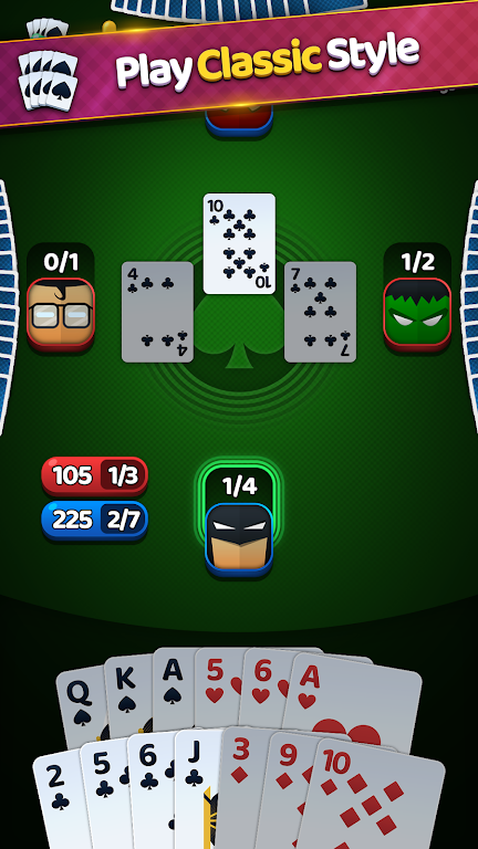 Spades Classic - Card Game Screenshot 1