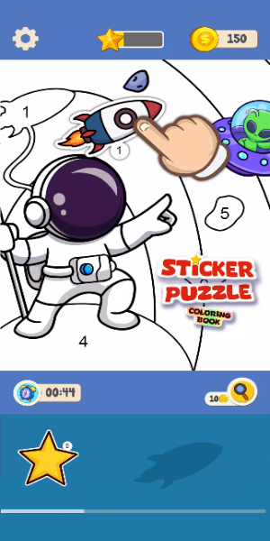 Sticker Puzzle - Coloring Book应用截图第0张