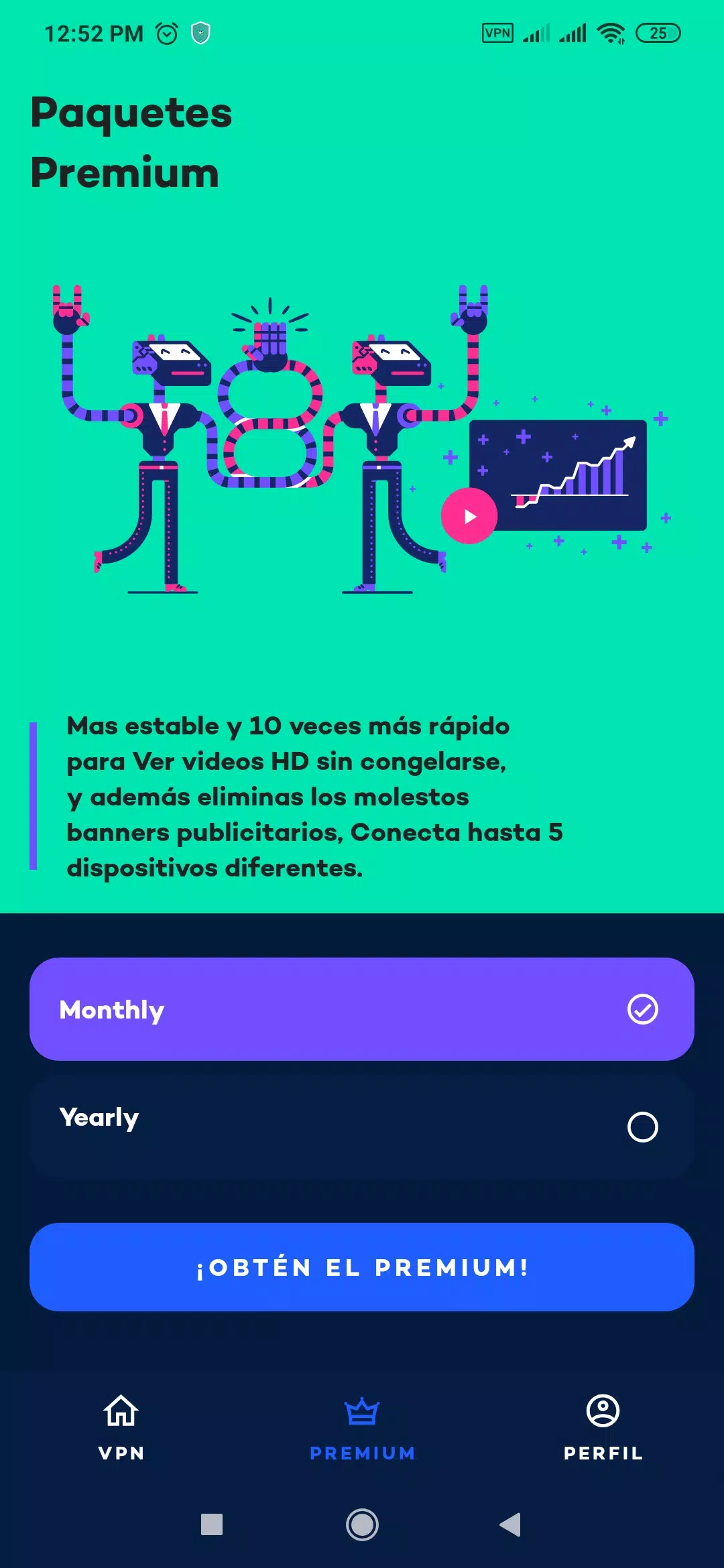 YouVPN: VPN Gratis 2021, VPN Servidor Proxy Rápido Screenshot 0