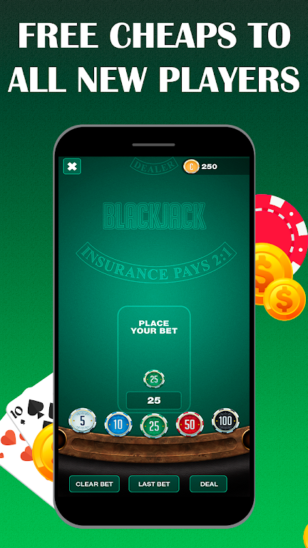 Royal Blackjack 21应用截图第2张