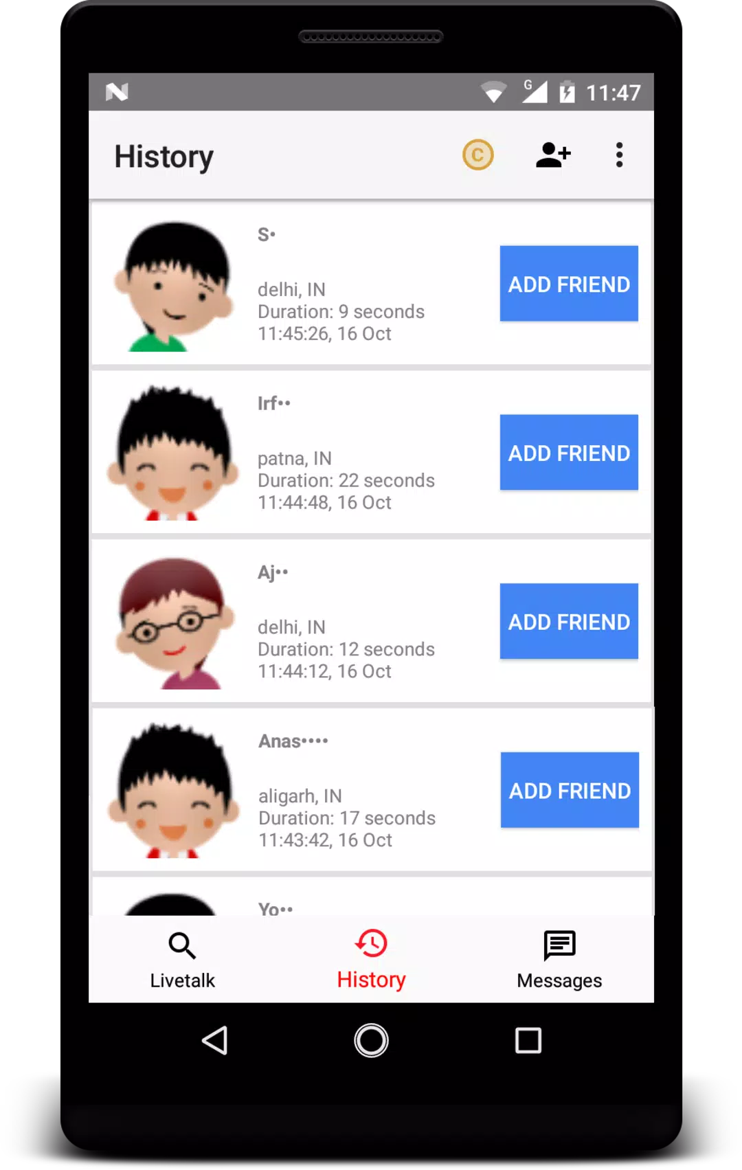 Livetalk - Live Video Chat應用截圖第1張